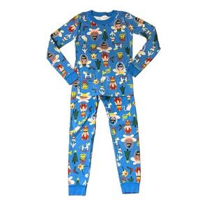 Hanna Andersson Pajamas Size 8 130 Nutcracker Christmas Organic Cotton Long John